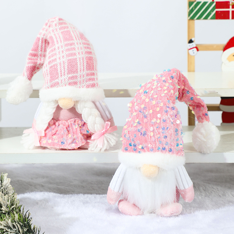 Santa Hat Plush - Christmas Gnome Plush Decorations,Elf Dwarf Gnomes
