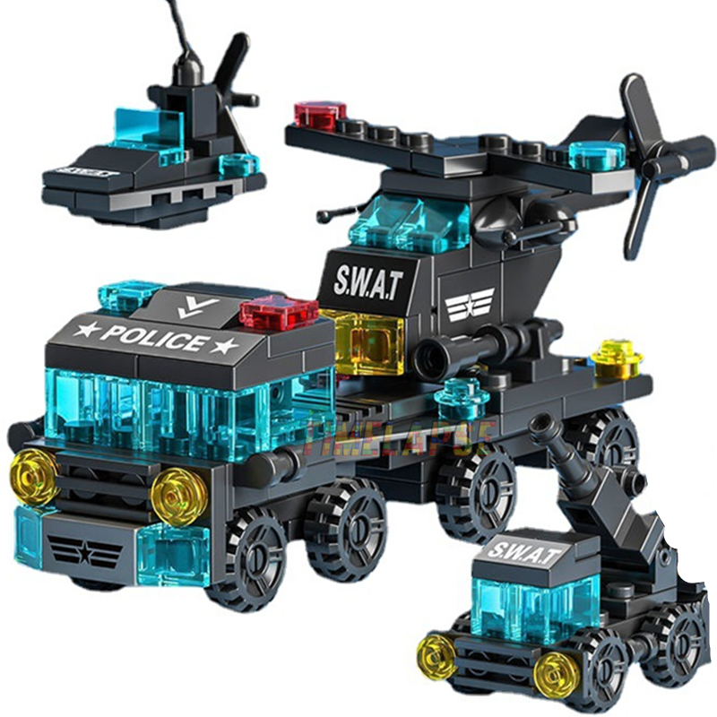 Lego Set Creator - 6in1 NEW Special Police Tow Trucks