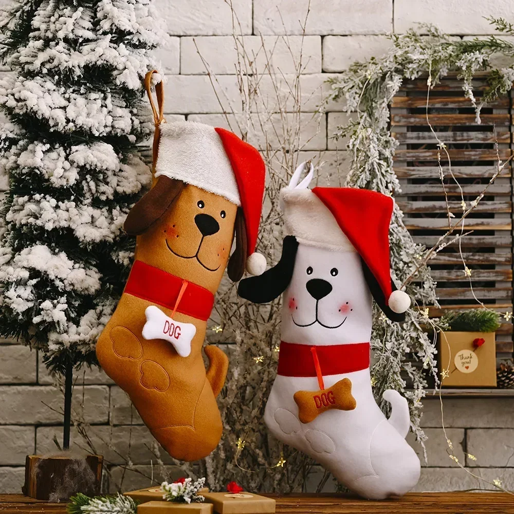 Dog Bone Shape Christmas Stock - Christmas Stocking Hanging ulasan dan harga