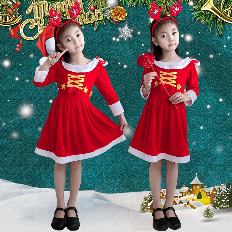 Red Green Christmas Tree Costu - Elf Costume Christmas ulasan dan harga