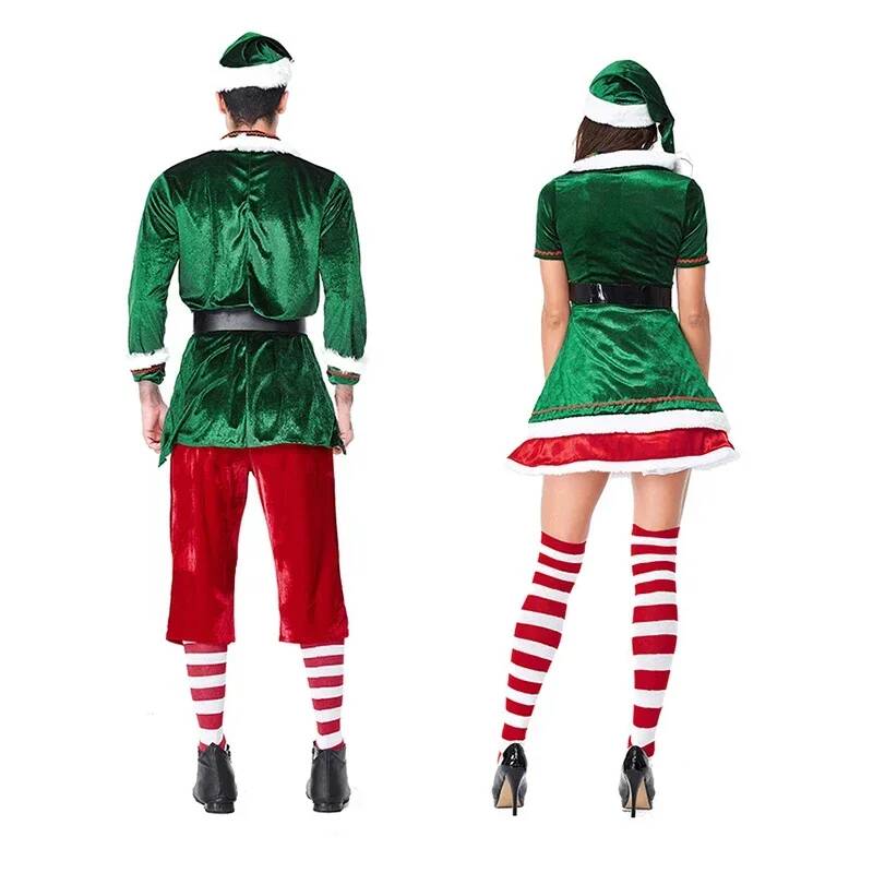 Santa Claus Cosplay Costume Ch - Elf Costume Christmas ulasan dan harga