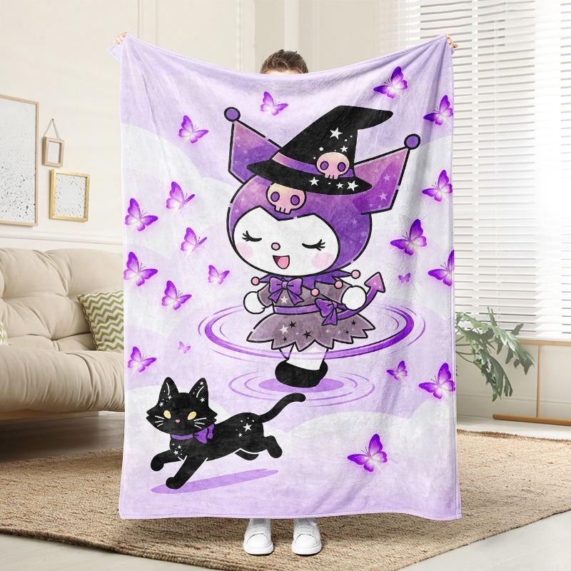 Sanrio Blanket Cozy Purple Wit - Christmas Throw Blanket ulasan dan harga