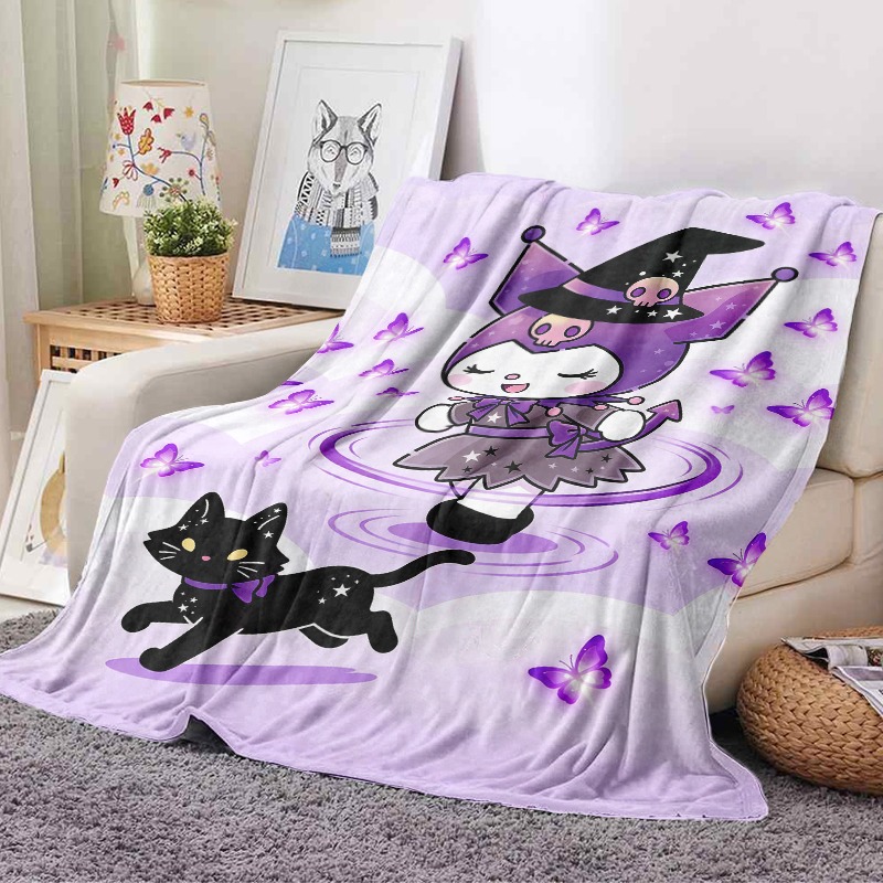 Sanrio Blanket Cozy Purple Wit - Christmas Throw Blanket ulasan dan harga