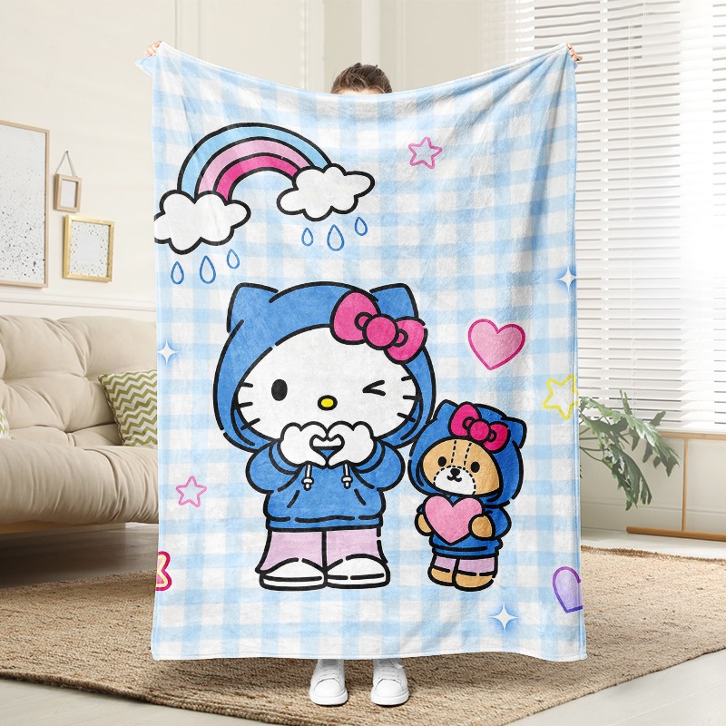 Sanrio Blanket Hello Kitty Bea - Christmas Throw Blanket ulasan dan harga