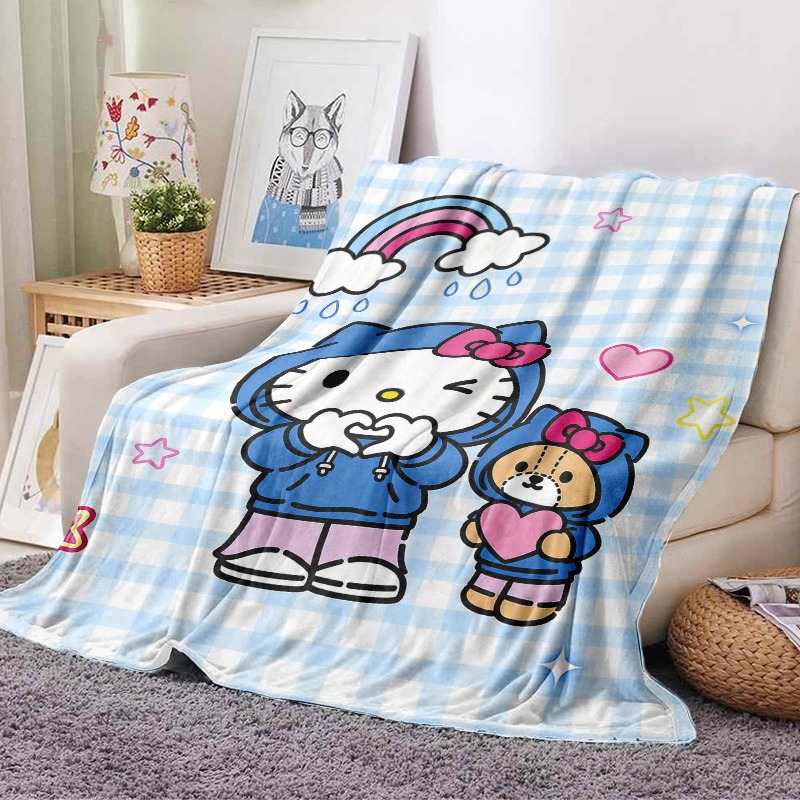 Sanrio Blanket Hello Kitty Bea - Christmas Throw Blanket ulasan dan harga