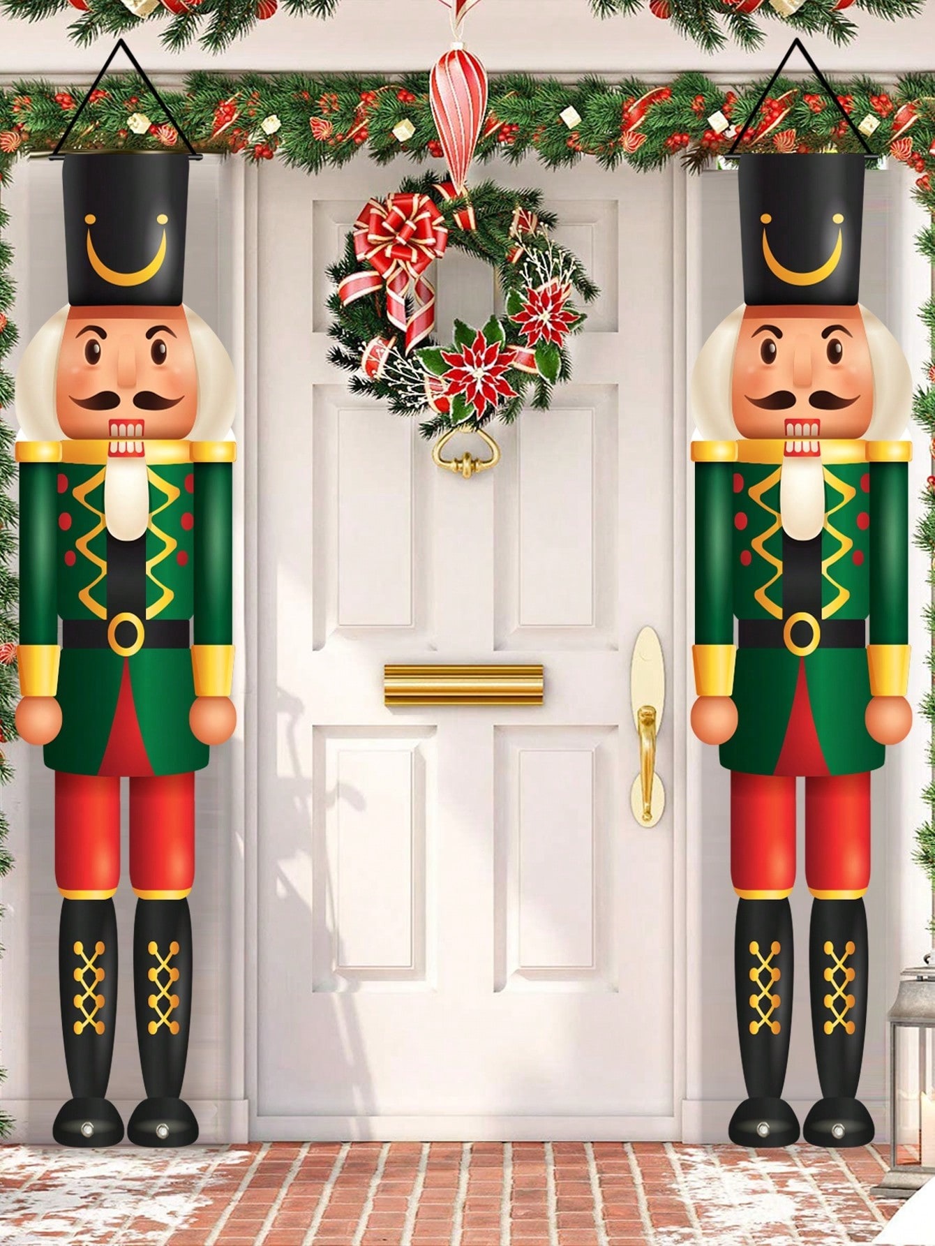 Christmas Porch Banner Nutcrac - Nutcracker Figurine ulasan dan harga