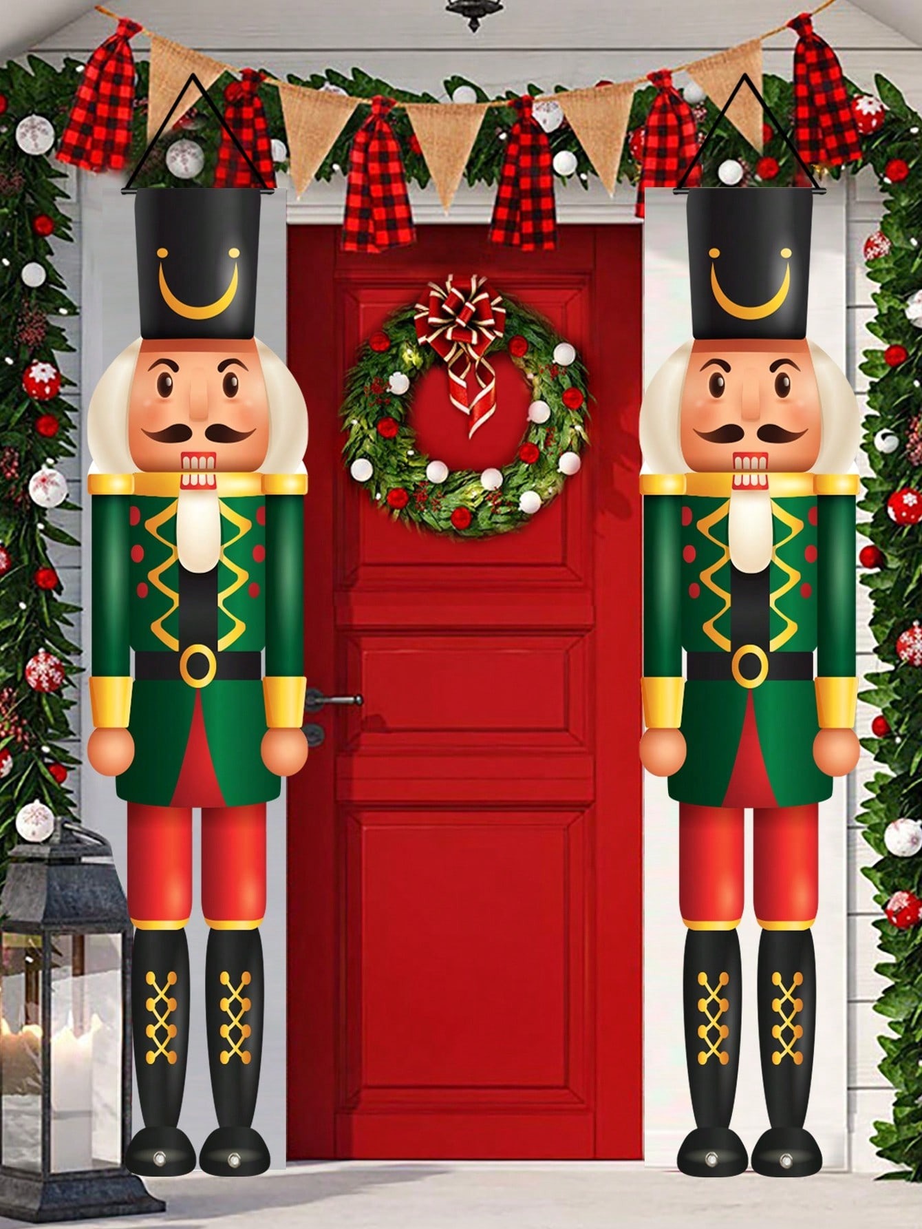 Christmas Porch Banner Nutcrac - Nutcracker Figurine ulasan dan harga