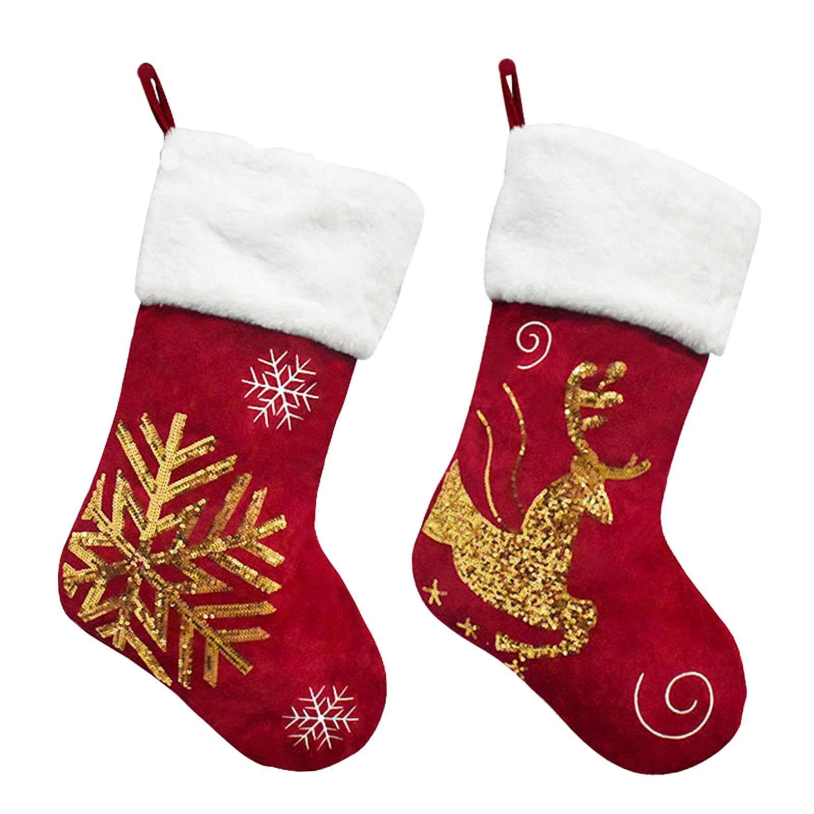 Christmas Hanging Stockings, X - Christmas Stocking Hanging ulasan dan harga
