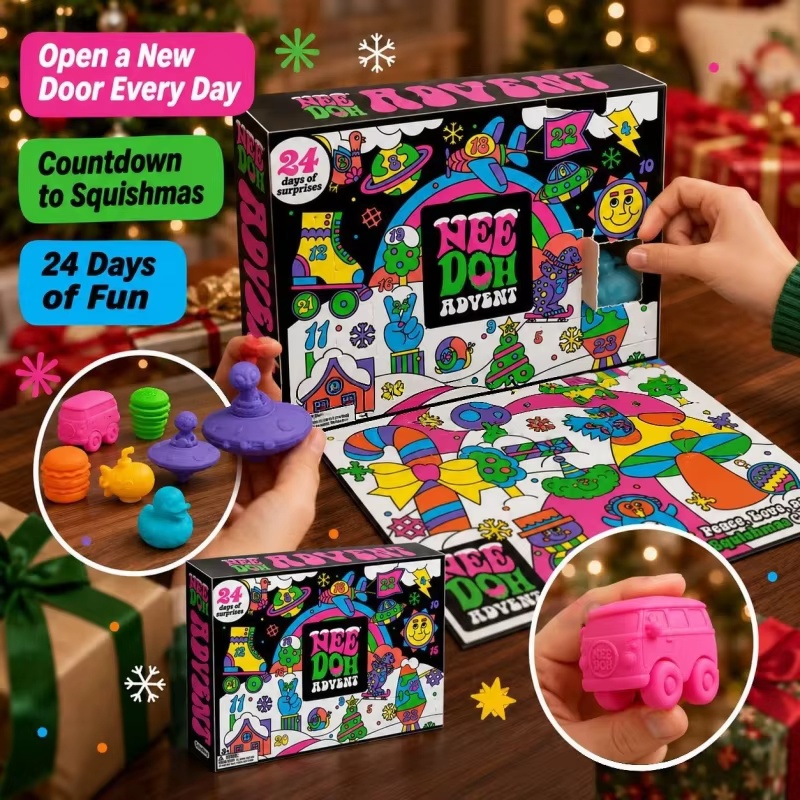 2026 NeeDoh Advent Calendar 3D - Advent Calendar Gift ulasan dan harga