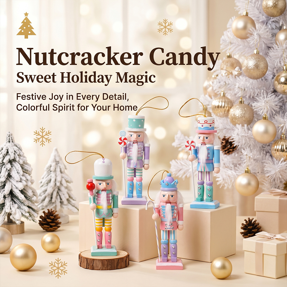 12CM Christmas Nutcracker Sold - Nutcracker Figurine ulasan dan harga