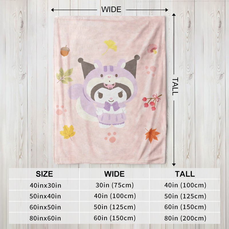 Sanrio Blanket Cozy Pink Fleec - Christmas Throw Blanket ulasan dan harga