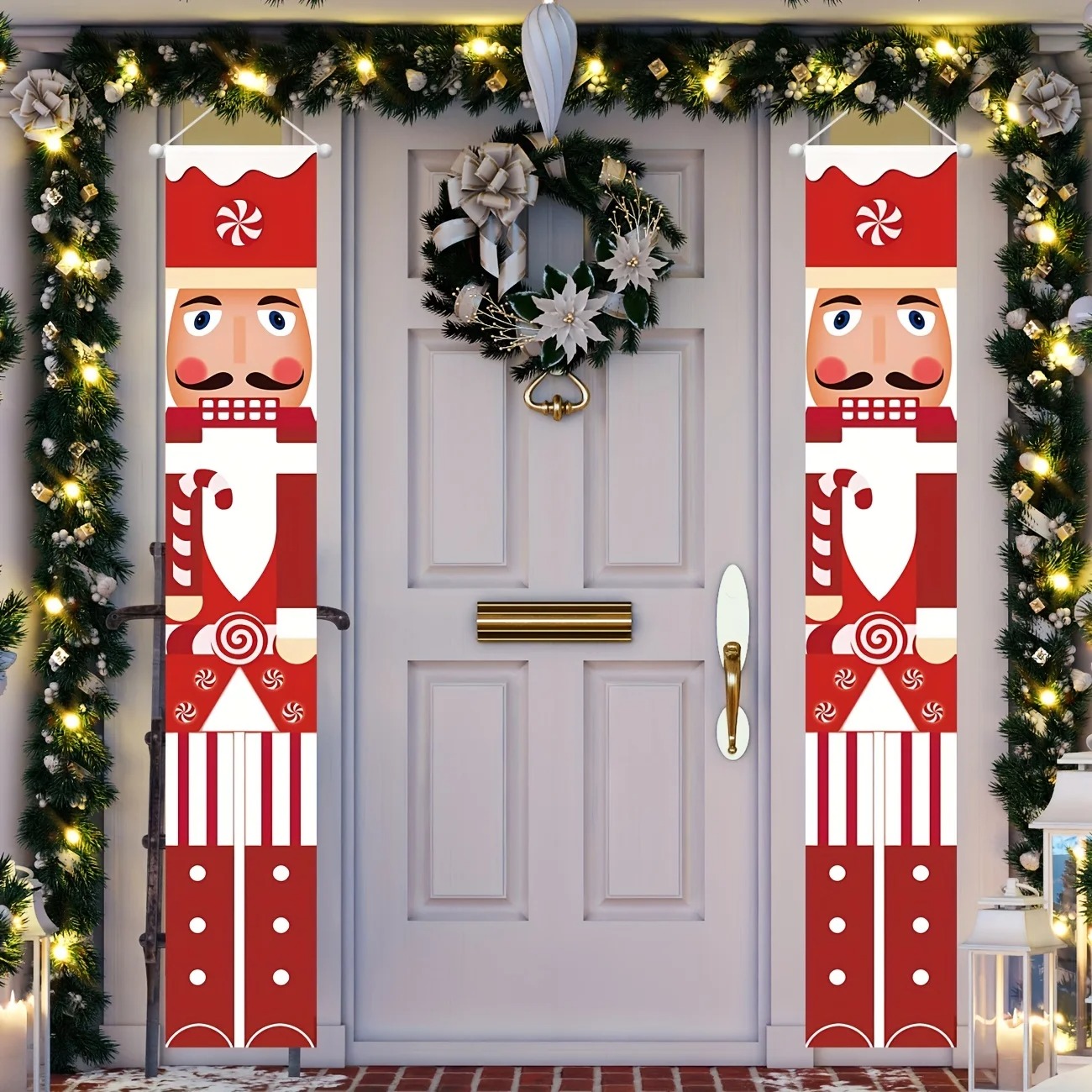 Christmas Banner Set Nutcracke - Nutcracker Figurine ulasan dan harga