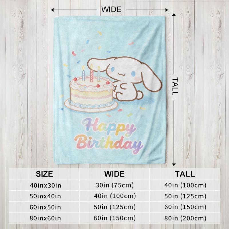 Sanrio Blanket Cinnamoroll Bir - Christmas Throw Blanket ulasan dan harga